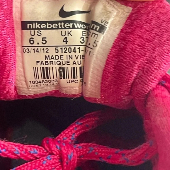 Nike Air Alvord 10 Trail Running Shoes Gray/Pink 512041-005 Womens Size 6.5 - Picture 6 of 10